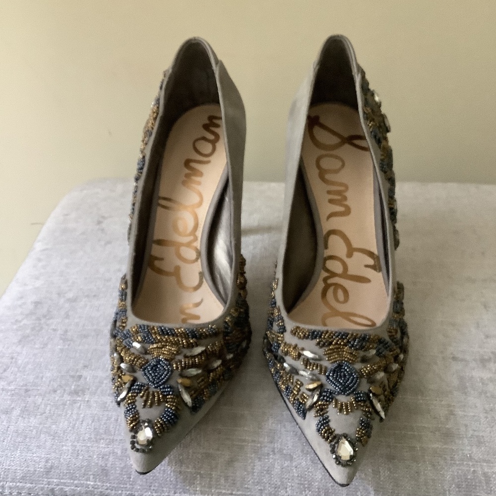 Sam Edelman gray pumps size 10
